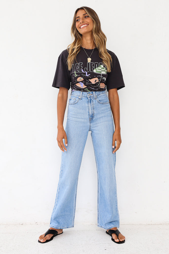 LEE Beached As Baggy Crop Tee-Seaa Fashion