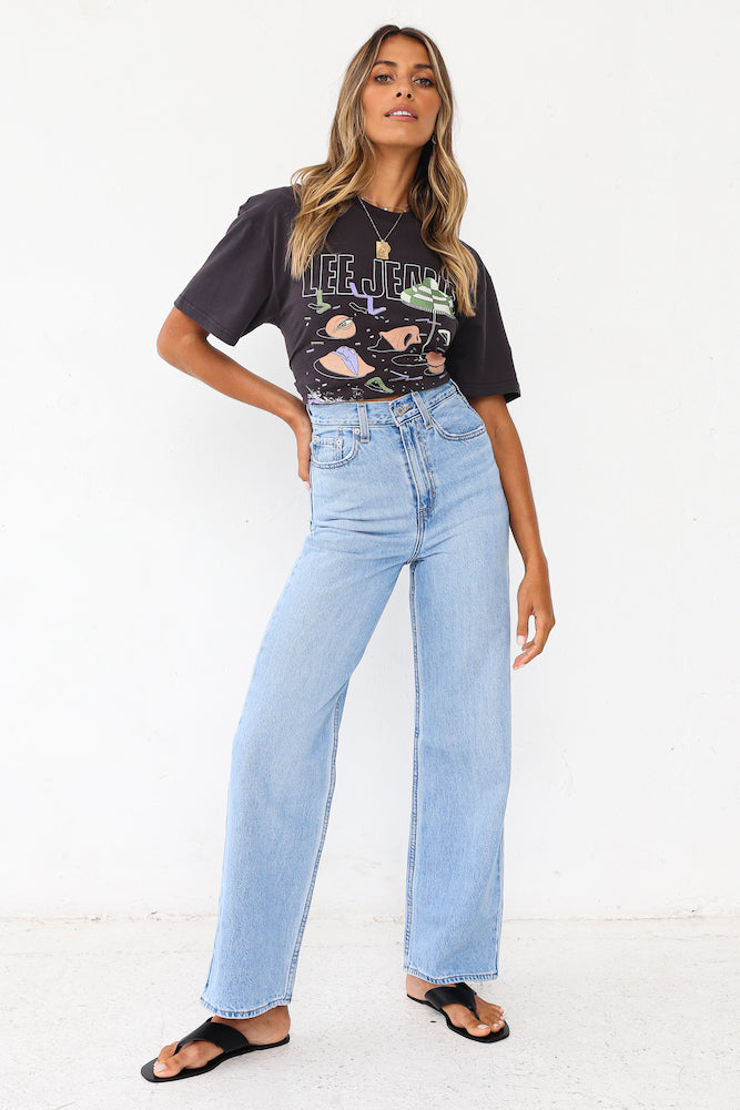 LEE Beached As Baggy Crop Tee-Seaa Fashion