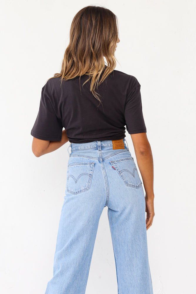 LEE Beached As Baggy Crop Tee-Seaa Fashion