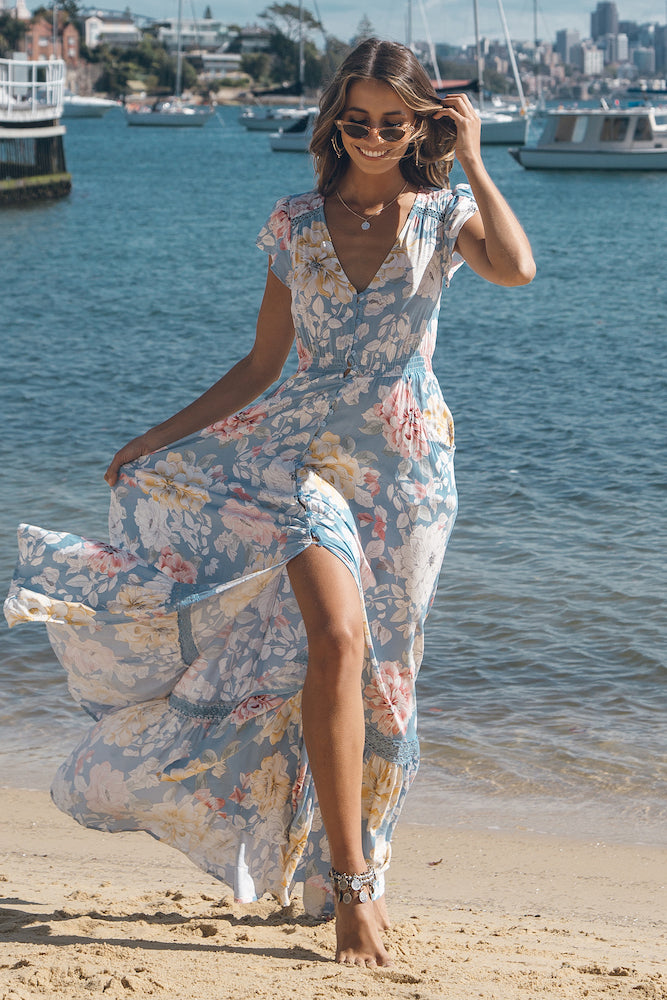 A Long Goodbye Maxi Dress-Seaa Fashion