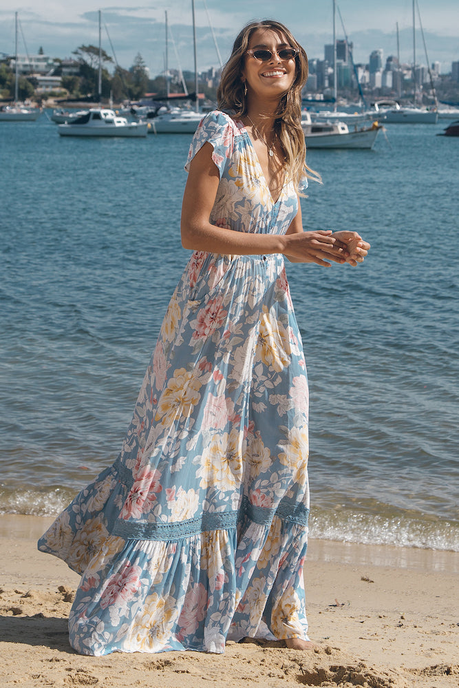 A Long Goodbye Maxi Dress-Seaa Fashion
