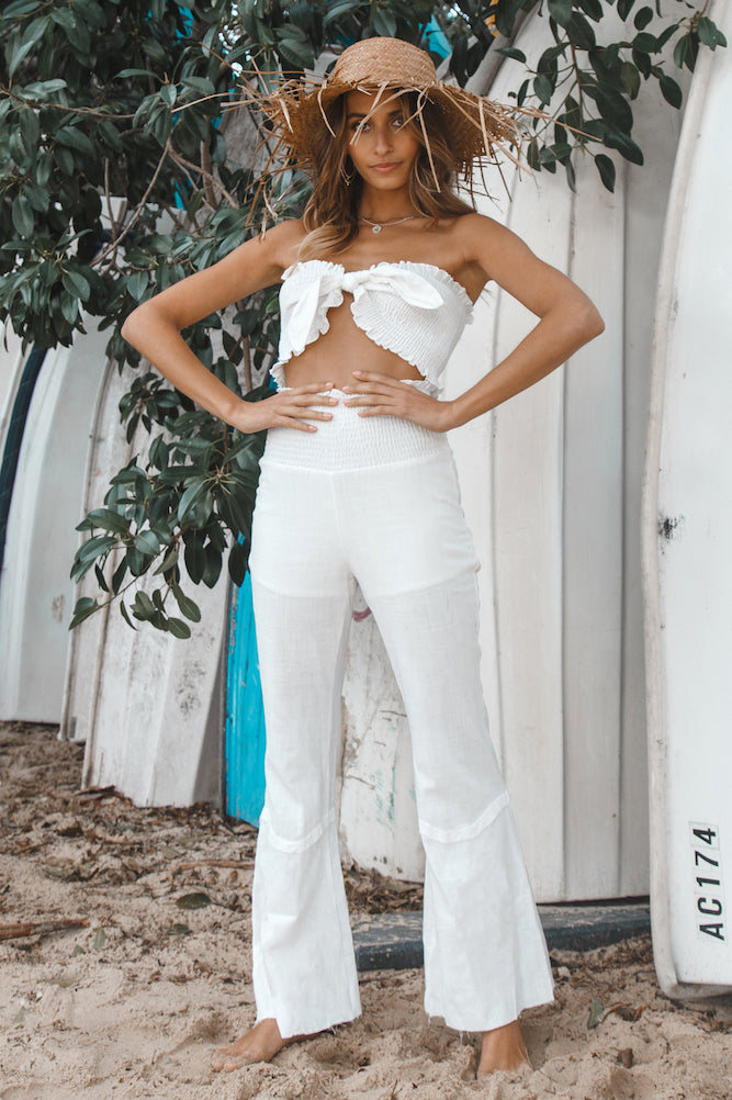 Waterloo Sunset Pants White-Seaa Fashion