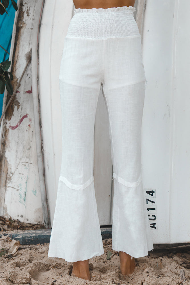 Waterloo Sunset Pants White-Seaa Fashion
