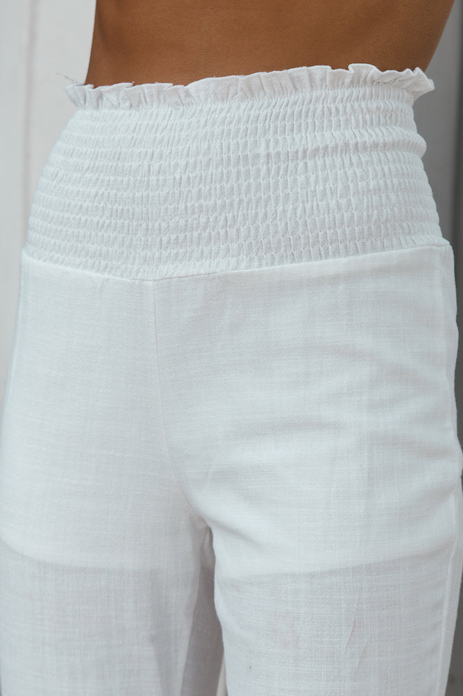 Waterloo Sunset Pants White-Seaa Fashion