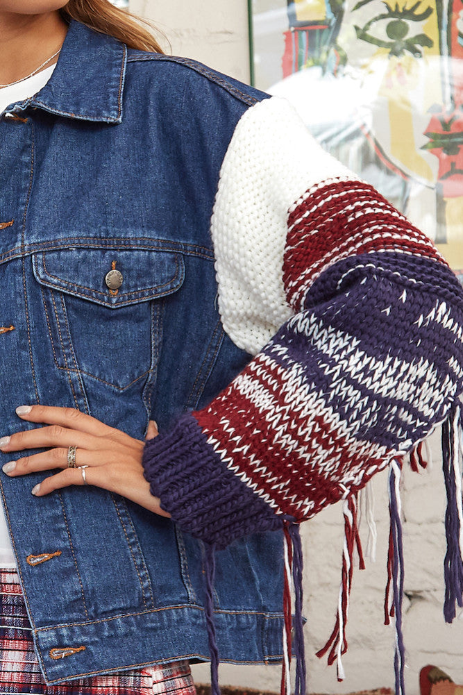 On The Road Jacket Dark Denim-Seaa Fashion