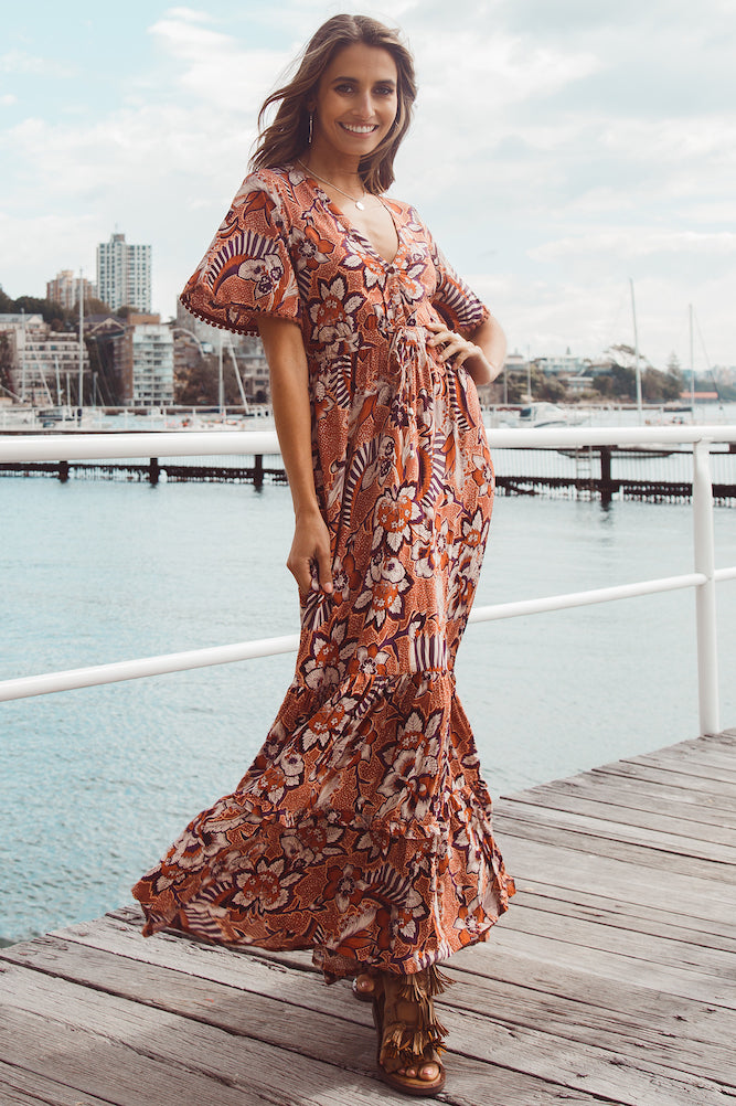 Time Machine Maxi Dress-Seaa Fashion