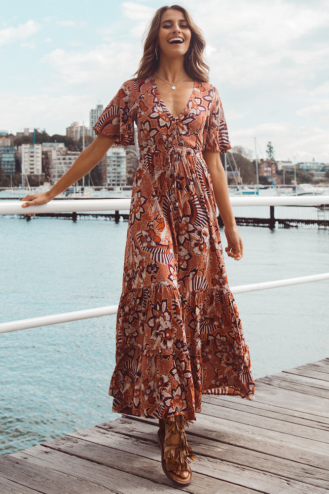 Time Machine Maxi Dress-Seaa Fashion