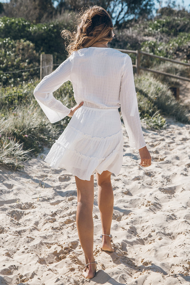 Wildfire Dress White-Seaa Fashion