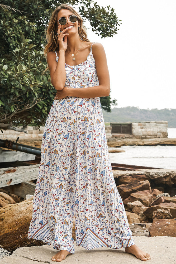 Tiny Dancer Jumpsuit White-Seaa Fashion