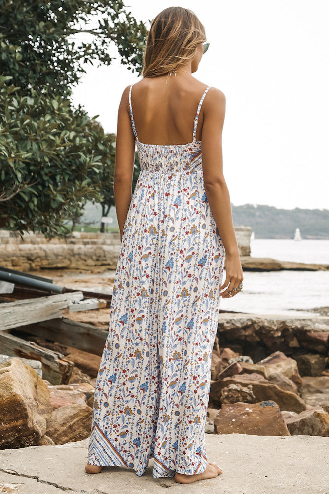 Tiny Dancer Jumpsuit White-Seaa Fashion