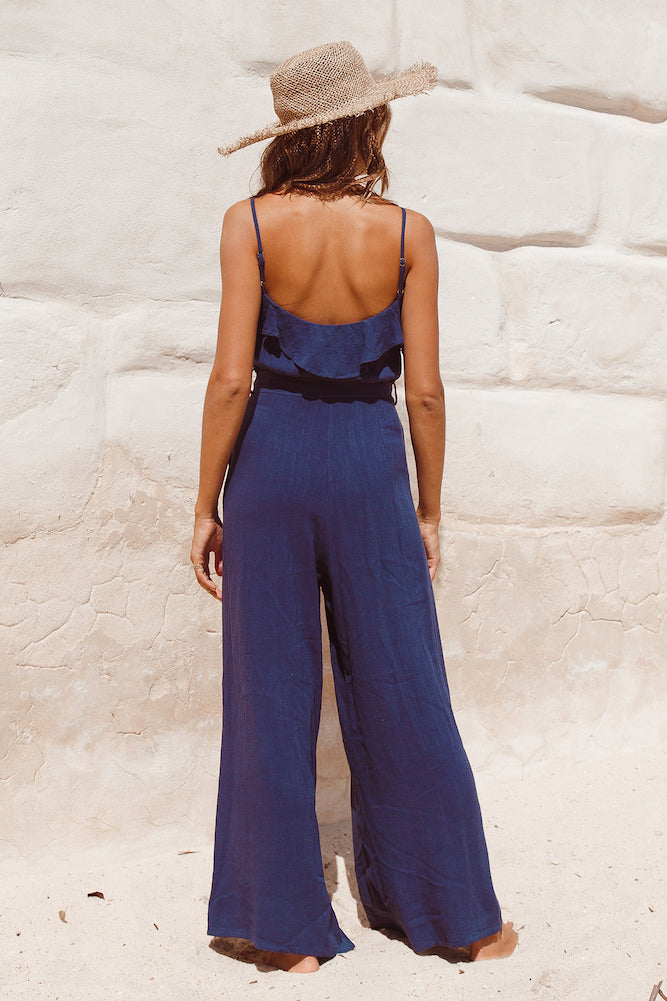 Blue Moon Jumpsuit Navy-Seaa Fashion