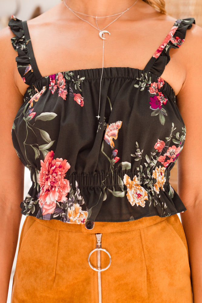 Pensacola Crop Top Forest Green-Seaa Fashion