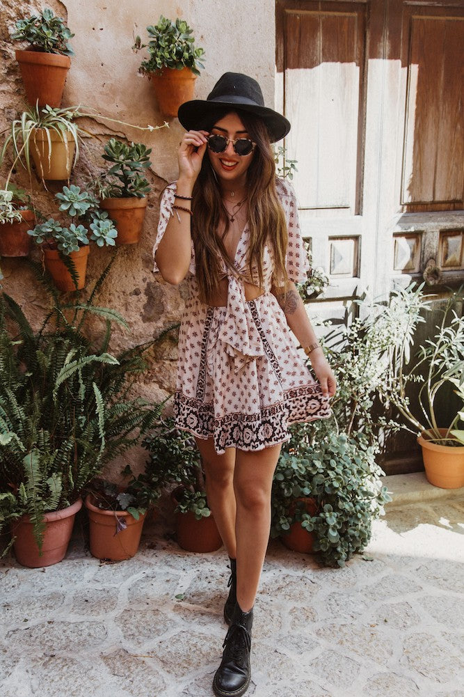 Elmington Dress Nude-Seaa Fashion