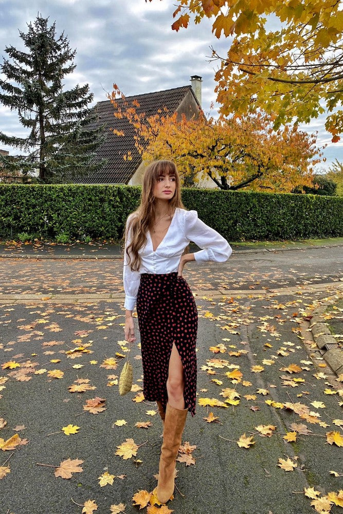 Written In The Stars Crop Top White-Seaa Fashion