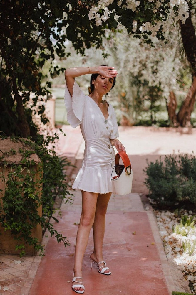 Vista Grande Dress White-Seaa Fashion