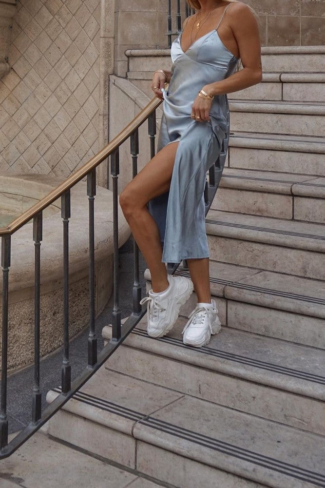 Want Forever Midi Dress Sage-Seaa Fashion