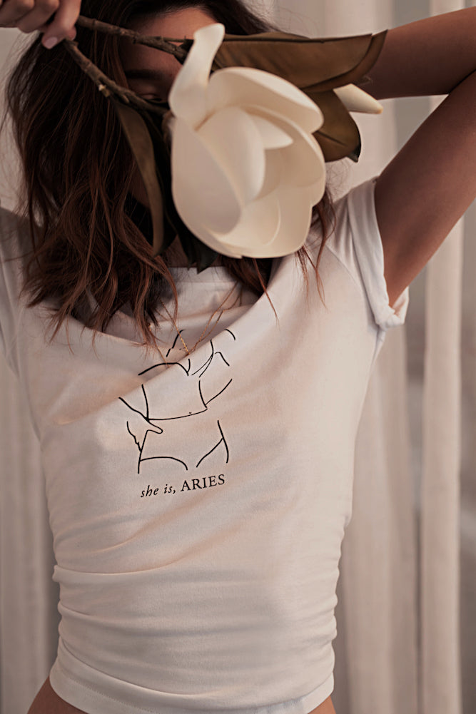 She Is Aries Tee-Seaa Fashion