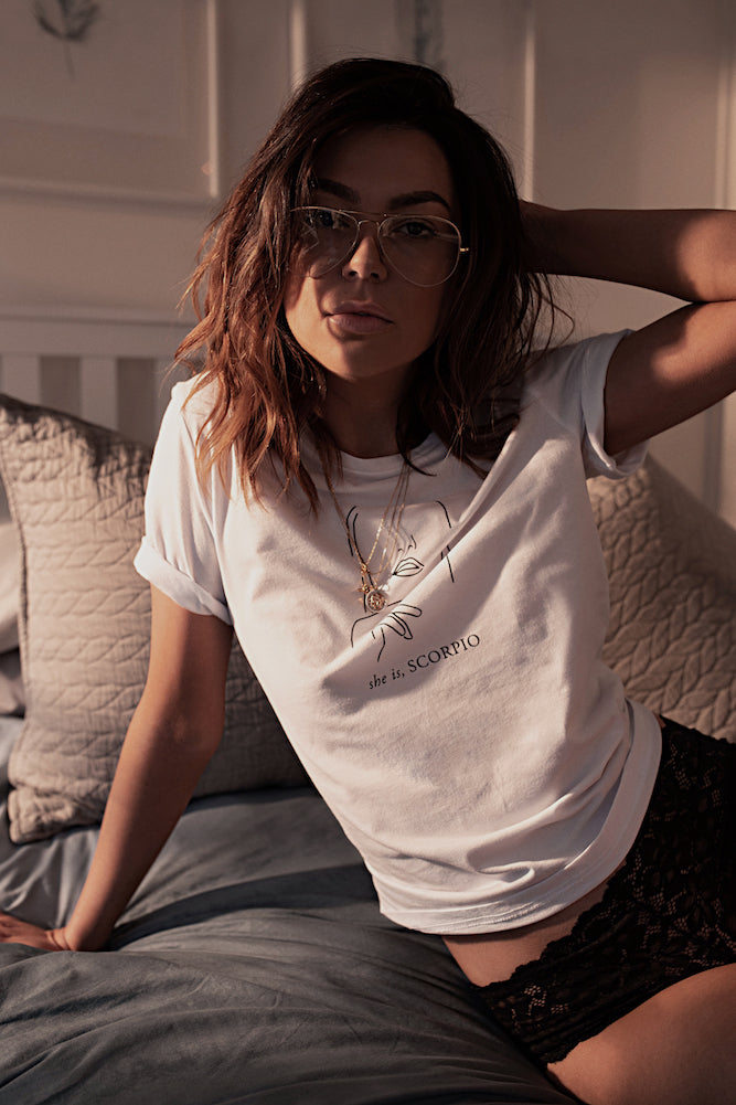 She Is Scorpio Tee-Seaa Fashion