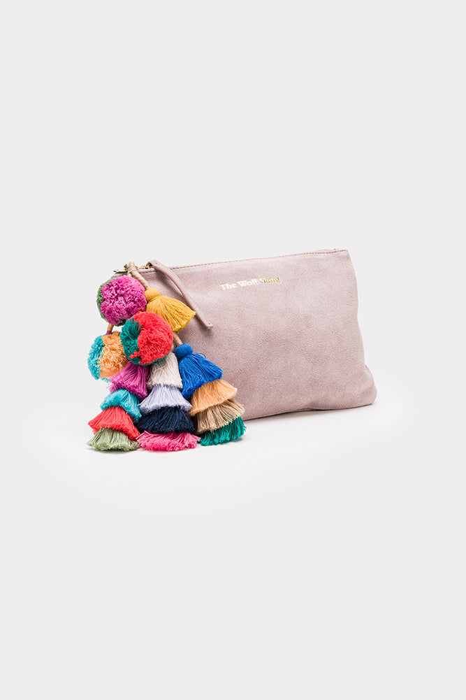 THE WOLF GANG Bedouin Clutch Blush-Seaa Fashion