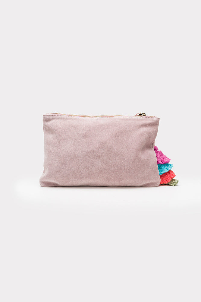 THE WOLF GANG Bedouin Clutch Blush-Seaa Fashion