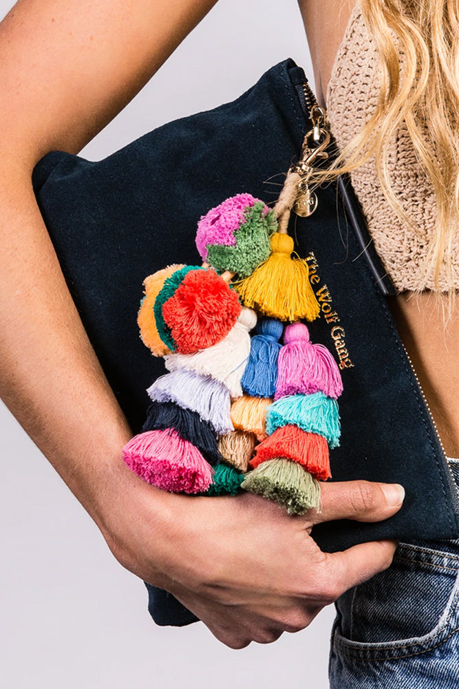 THE WOLF GANG Bedouin Clutch Midnight-Seaa Fashion