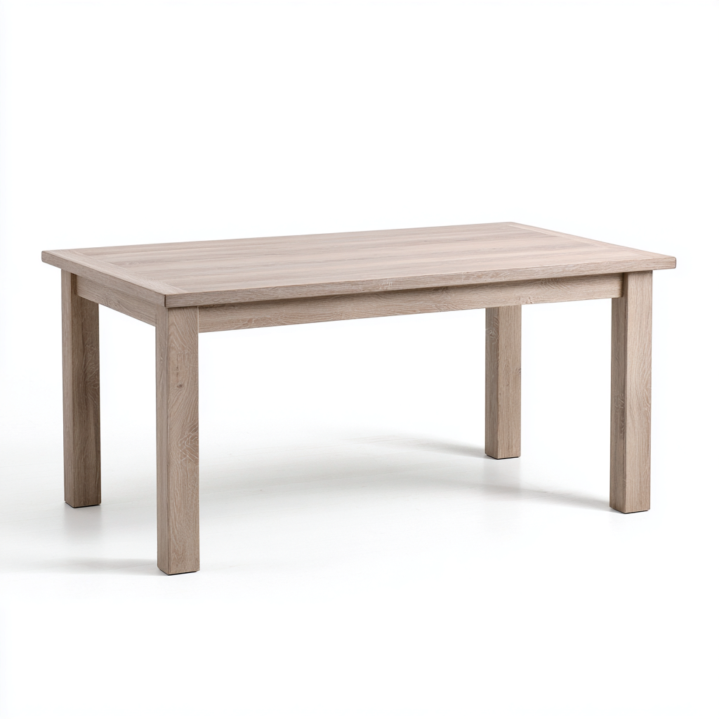 Gartentisch - Massivholz - 160x90x75 cm - Hellbraun - Klassisches Design-Shelterovae