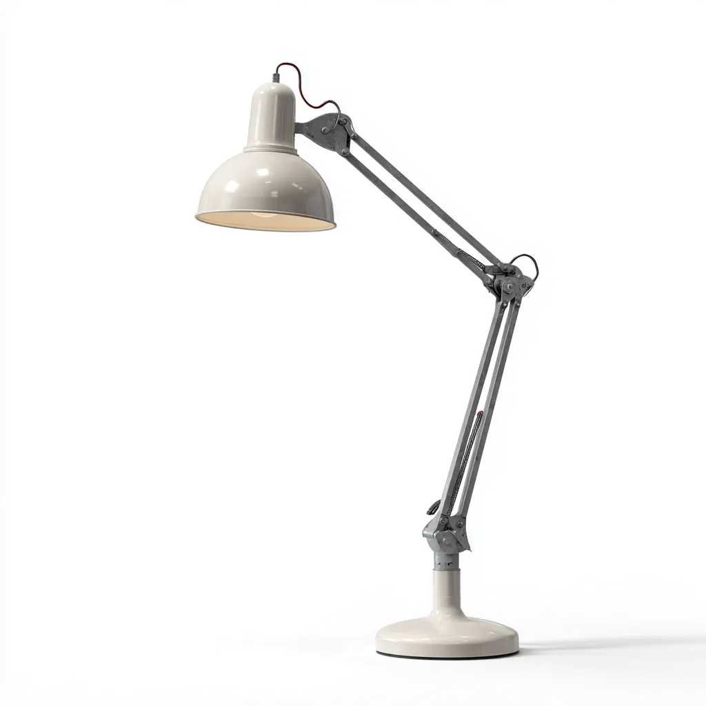 Stehlampe-Metall-42x78x165 cm-Grau-Weiß-Industriell Stil-Shelterovae