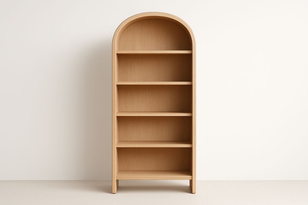 Étagère en Bois avec 5 Tablettes 180cm Beige-Jardinanila