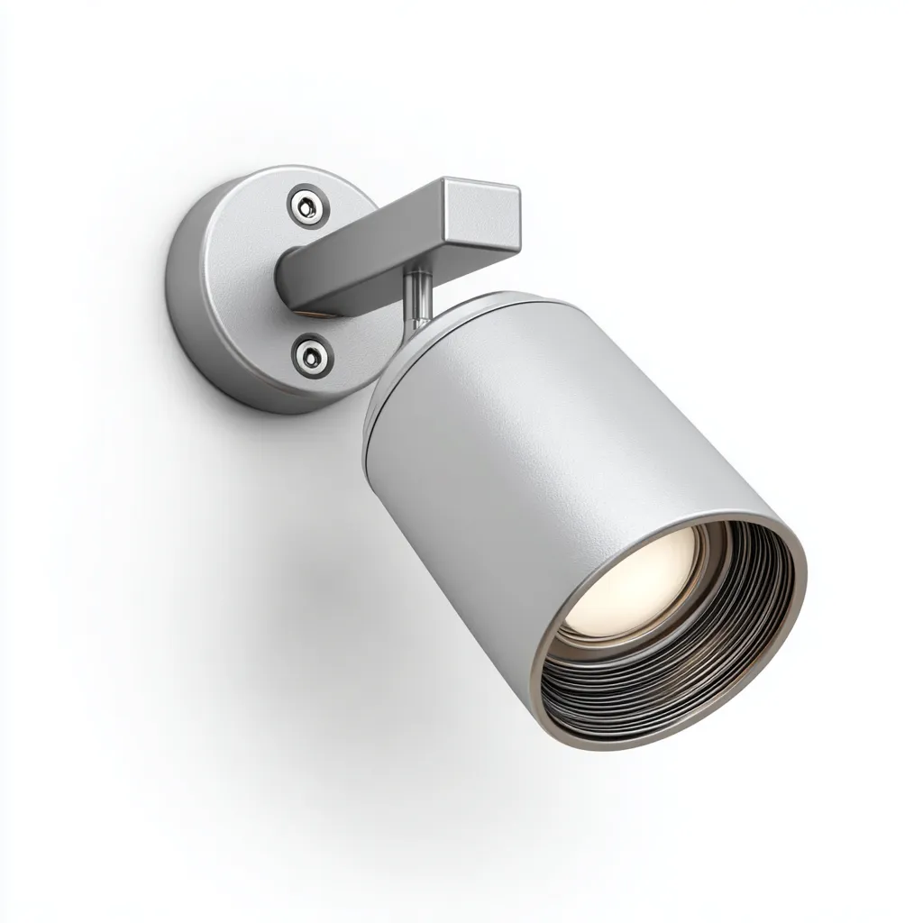 Applique da parete in alluminio 12x9x16 cm - orientabile - design moderno per interni ed esterni-Sereneete