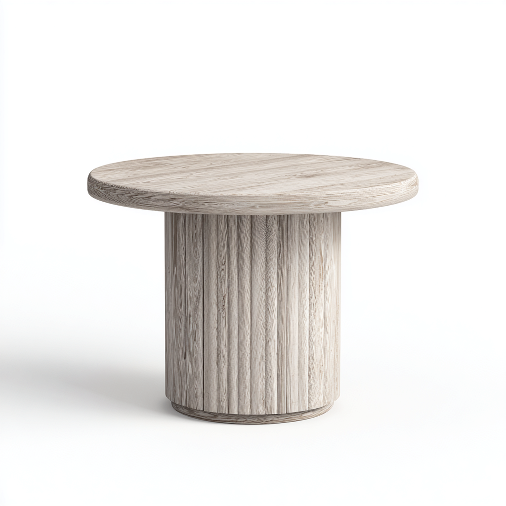 Tavolino da caffè legno 80x80x45 cm - bianco - moderno-Sereneete