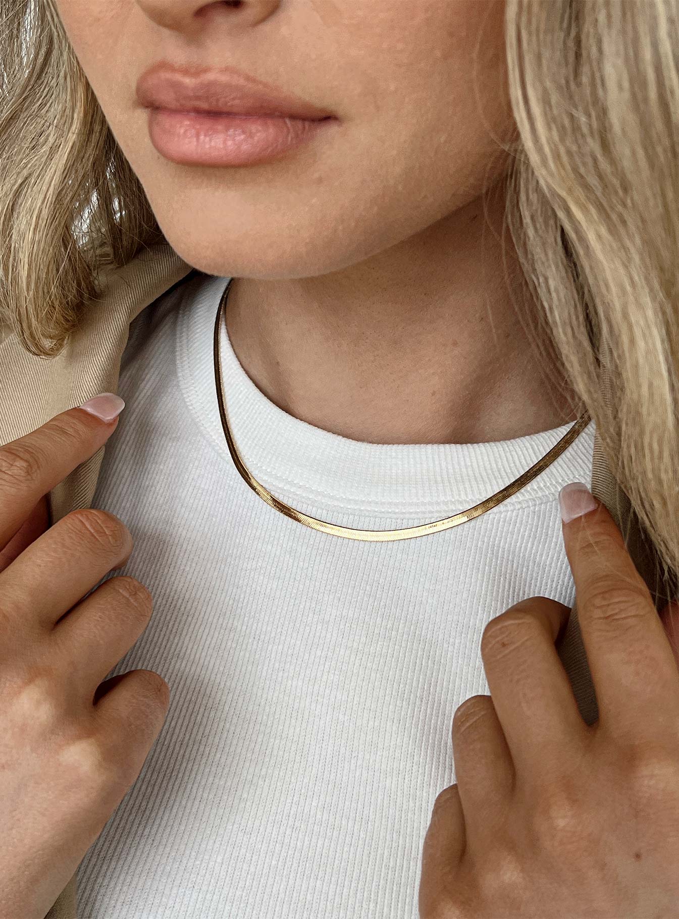 Bilios Gold Plated Necklace-Vipp Girl