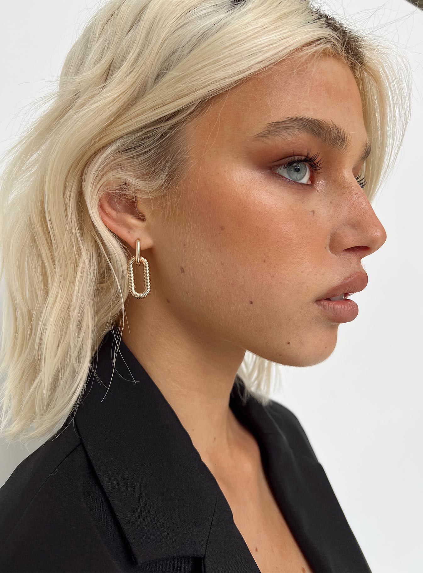 Mercer Earrings Gold-Vipp Girl