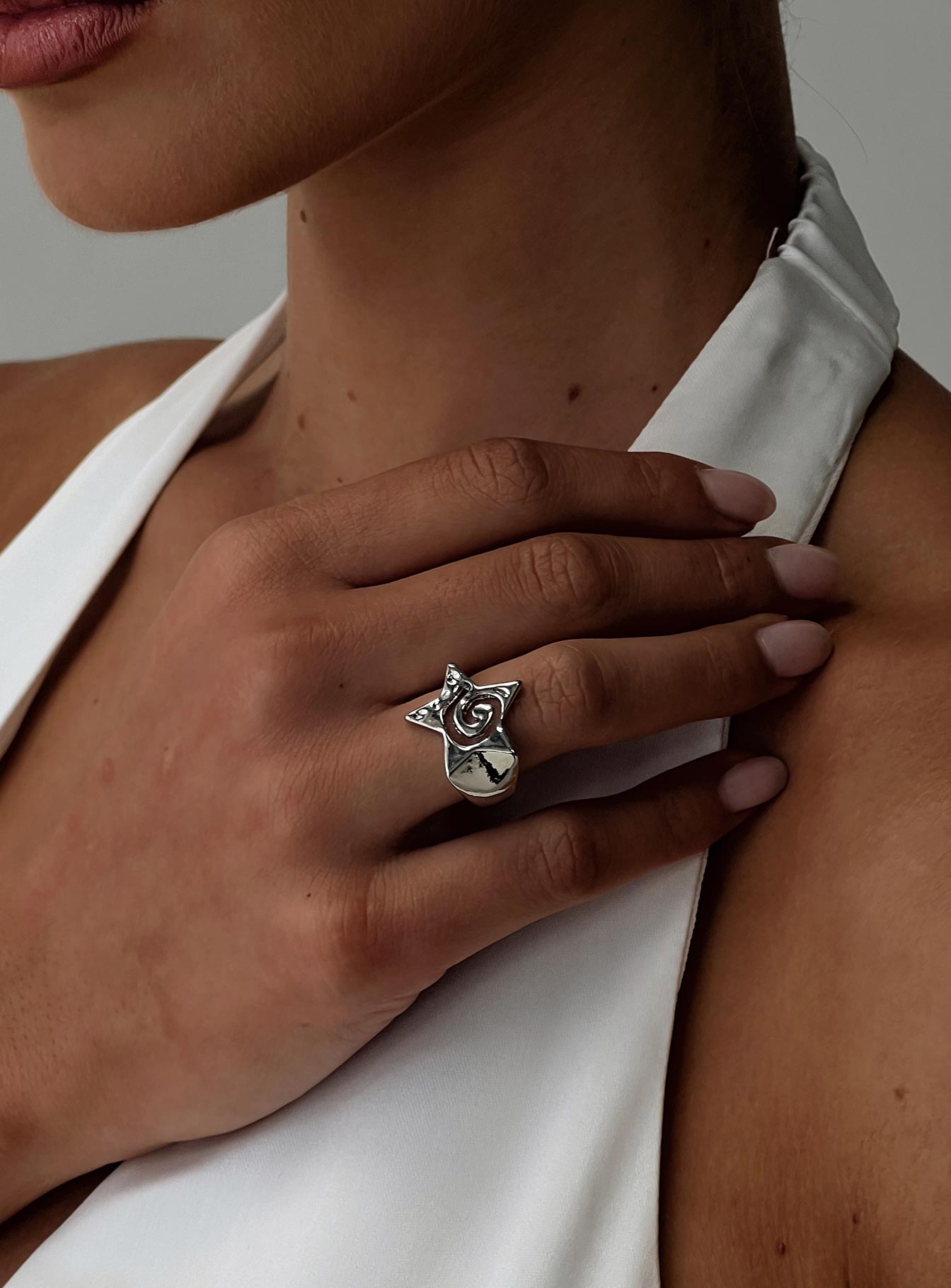 Daphine Ring Silver-Vipp Girl