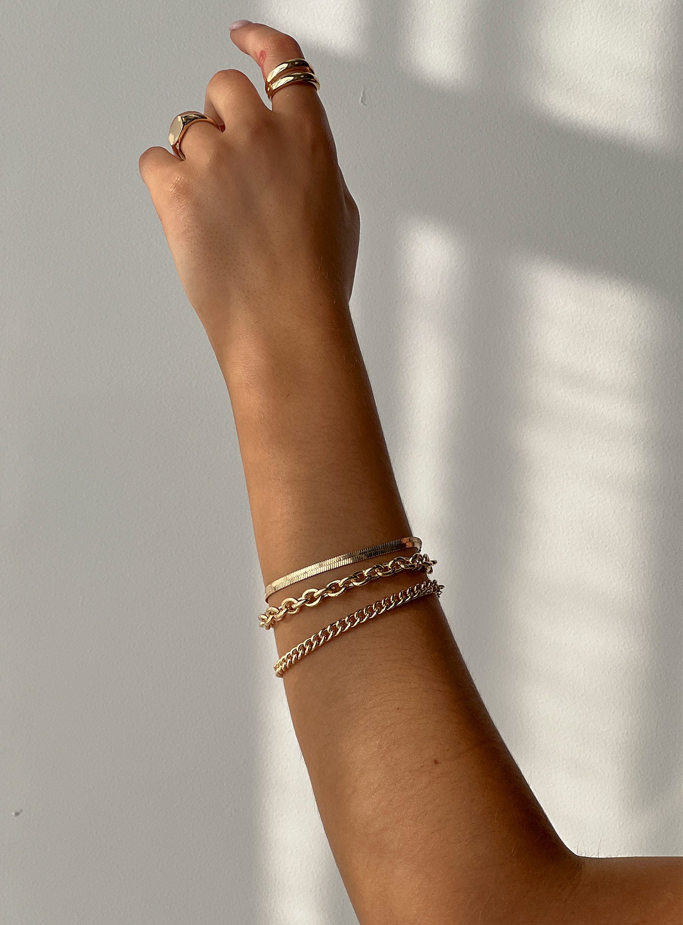 Count My Blessings Bracelet Pack Gold-Vipp Girl