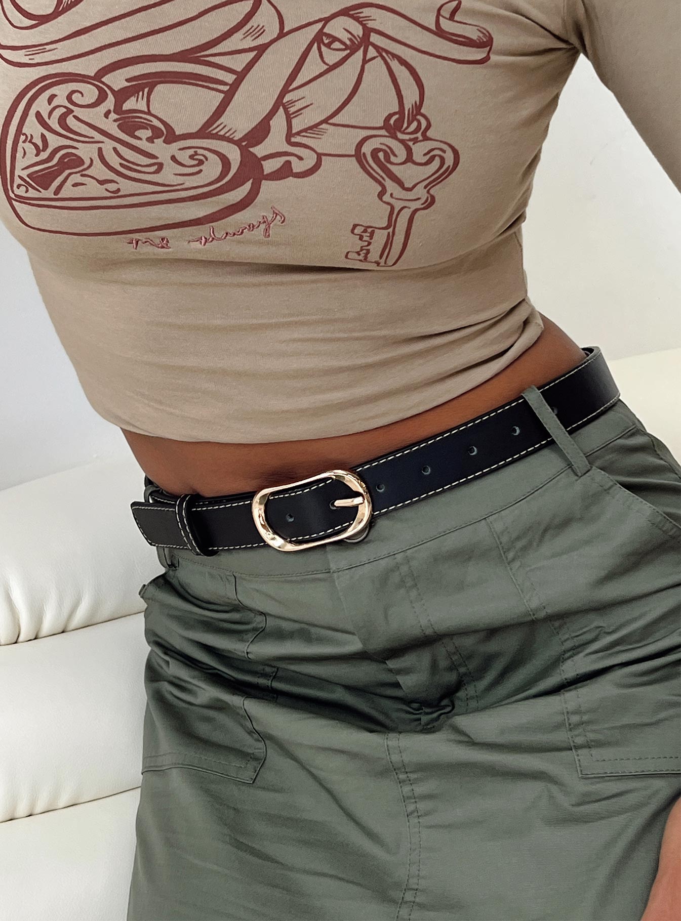 O'mealy Belt Black-Vipp Girl