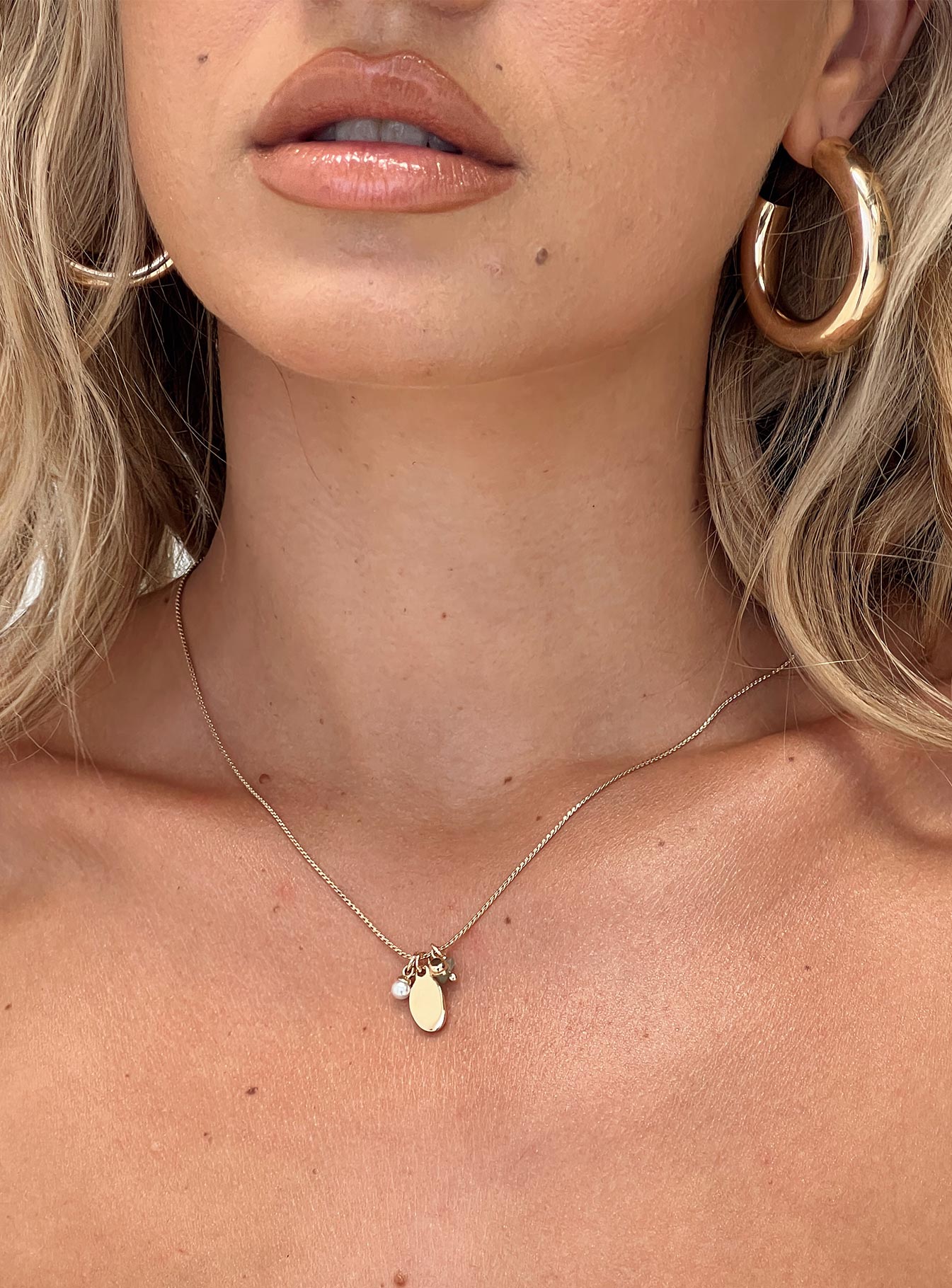 Charmy Necklace Gold-Vipp Girl