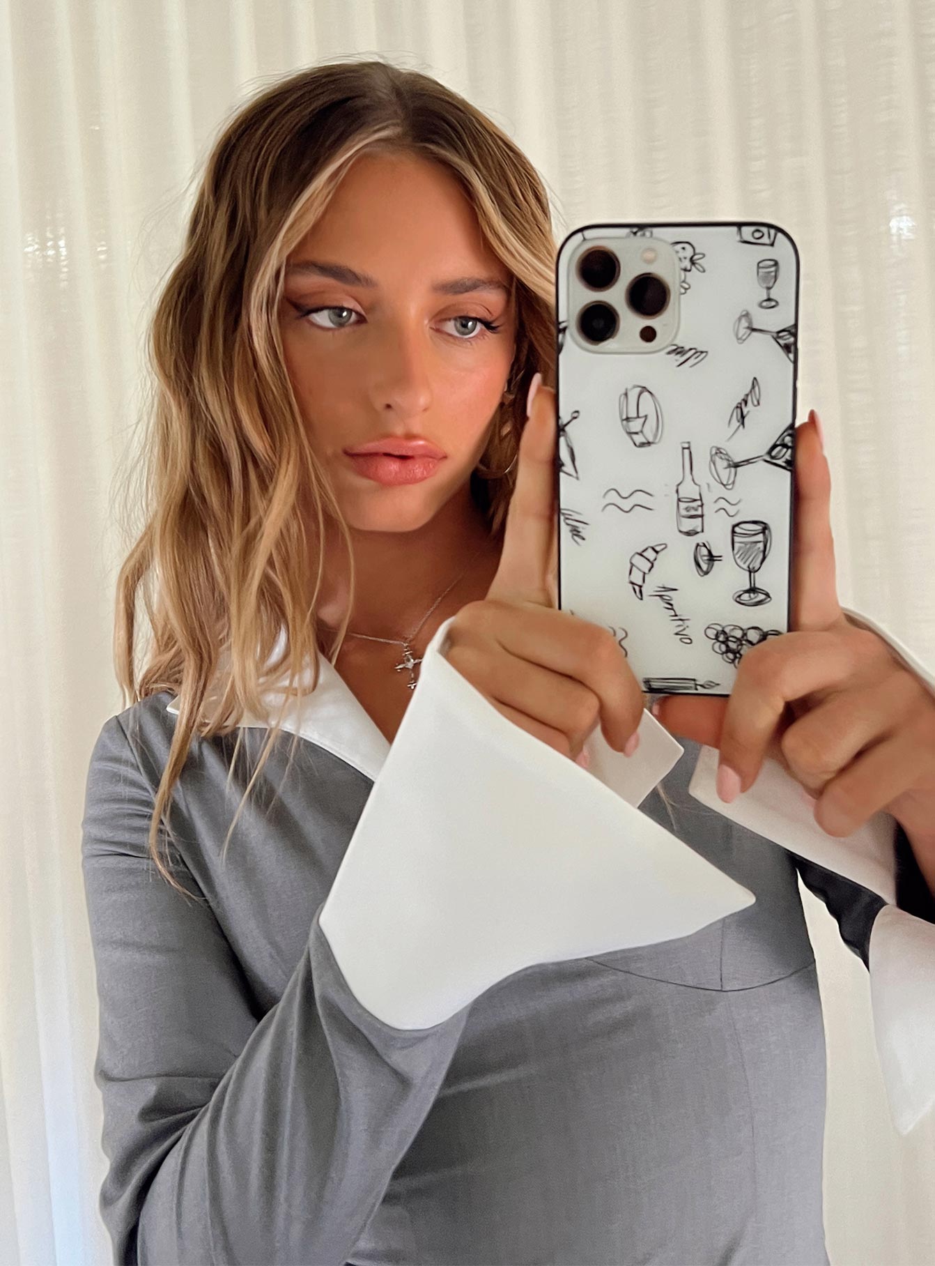 Picnic iPhone Case Black / White-Vipp Girl