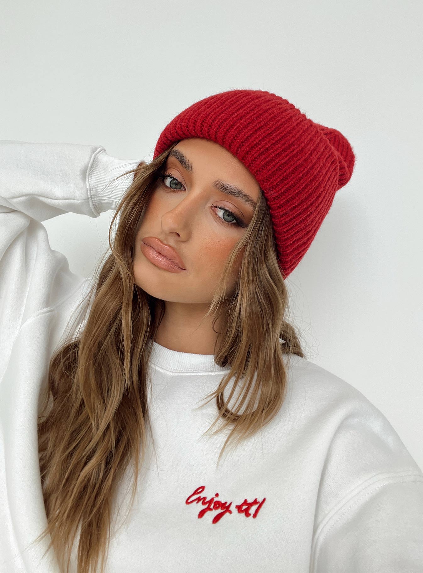 Lucano Beanie Red-Vipp Girl