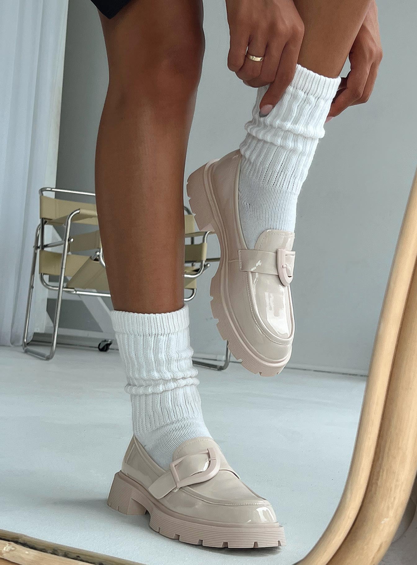 Fitzgerald Loafers Cream-Vipp Girl