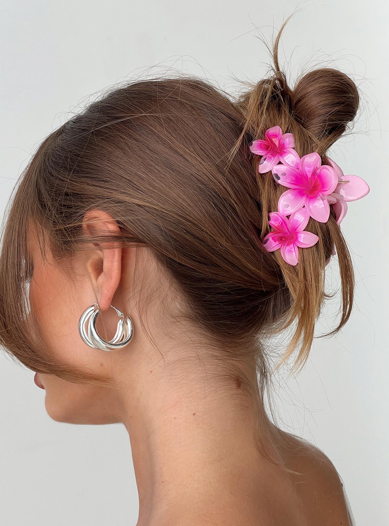 Chianti Frangipani Claw Clip Pink-Vipp Girl
