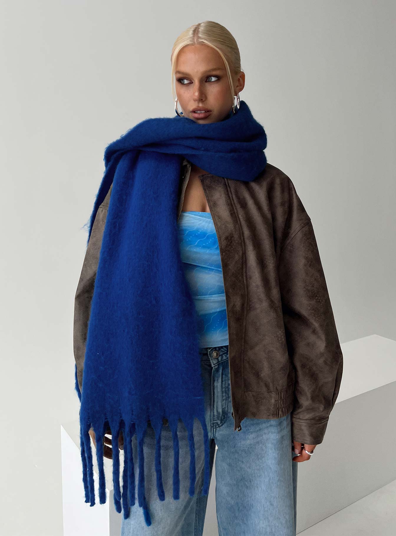 July Scarf Blue-Vipp Girl