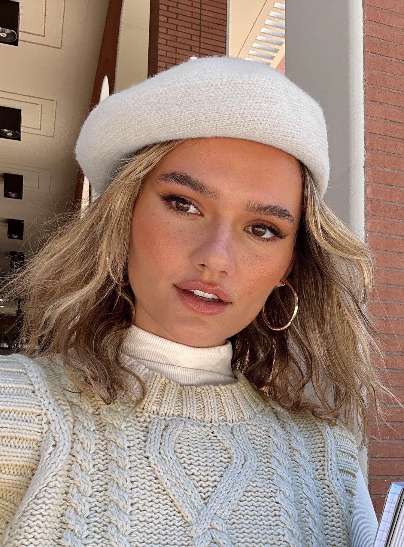 Elio Beret Cream-Vipp Girl