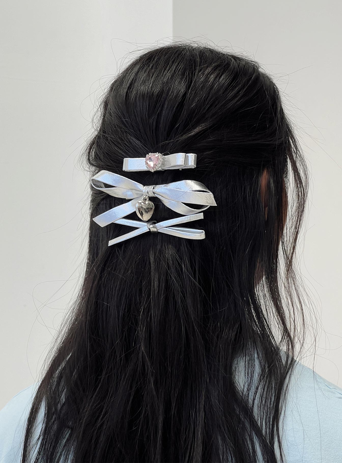 Mich Hair Clip Pack Silver-Vipp Girl