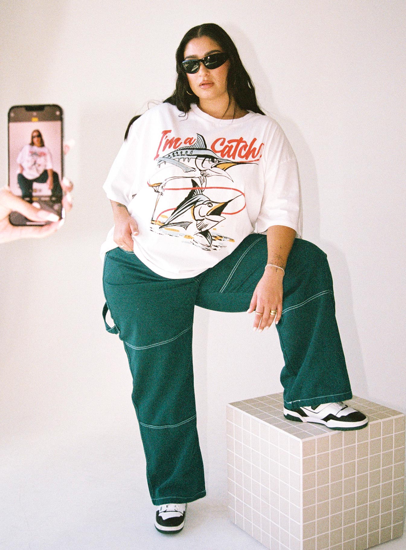 Copeland Jeans Green Curve-Vipp Girl