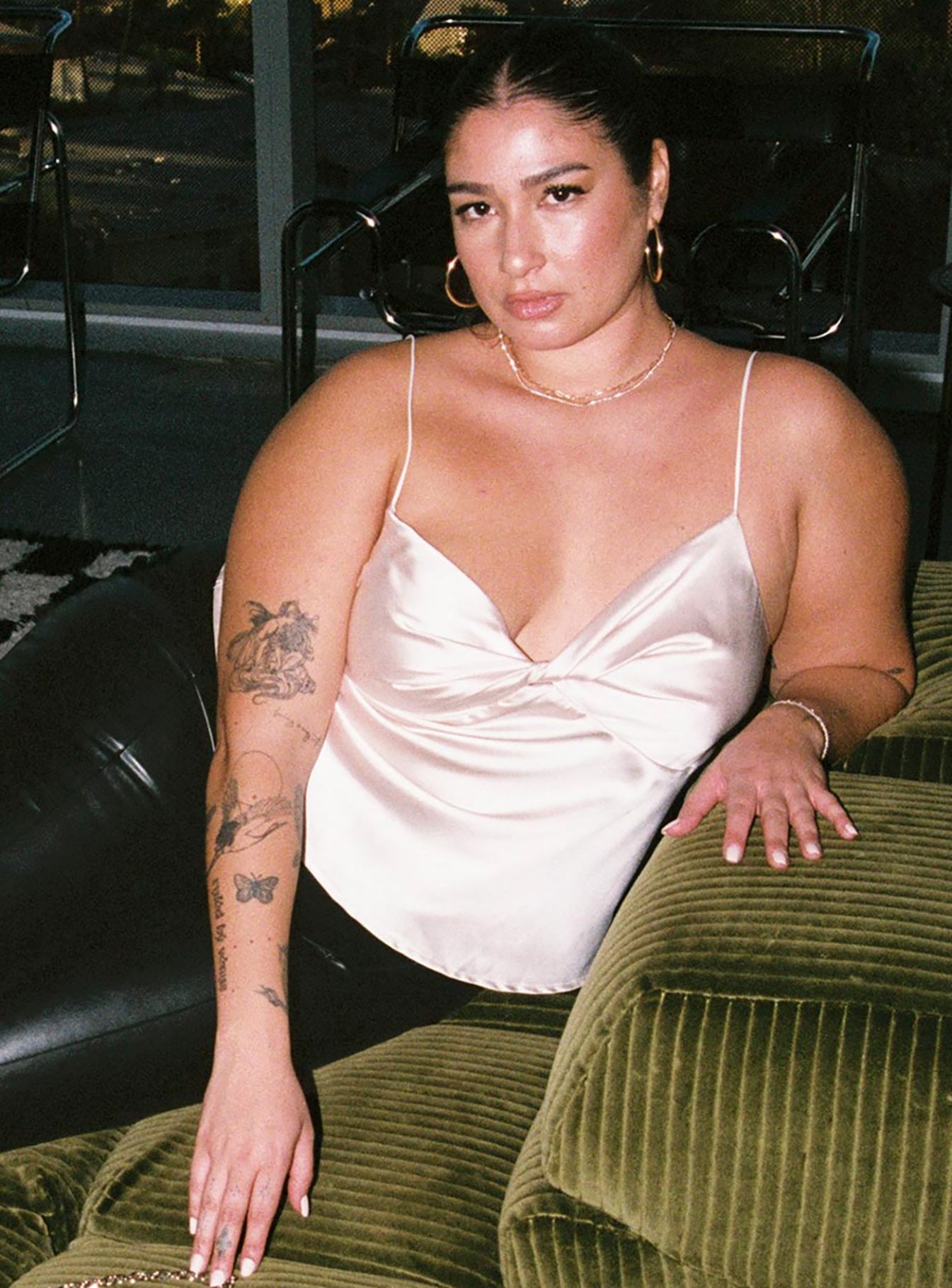 Keegan Top Champagne Curve-Vipp Girl