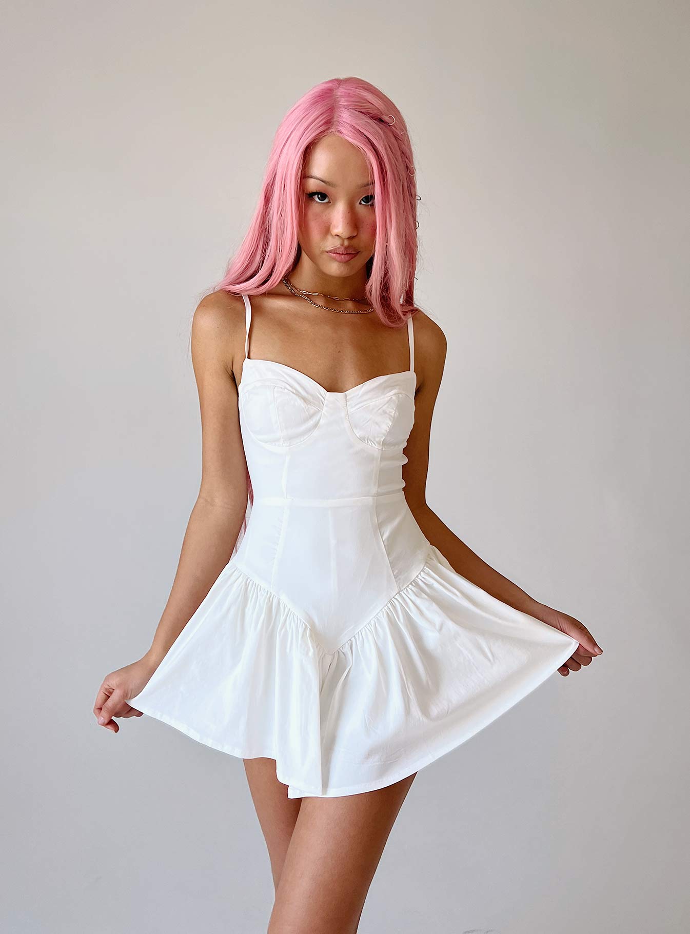 Floria Romper White-Vipp Girl