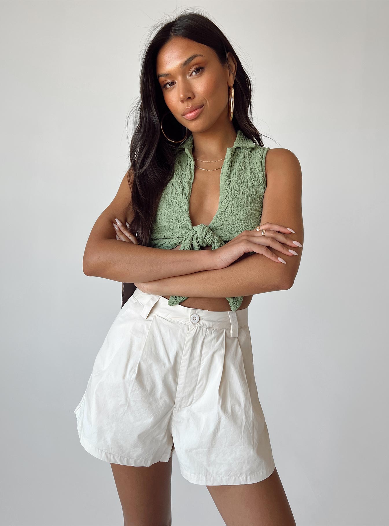 Chanlina Shorts Beige-Vipp Girl