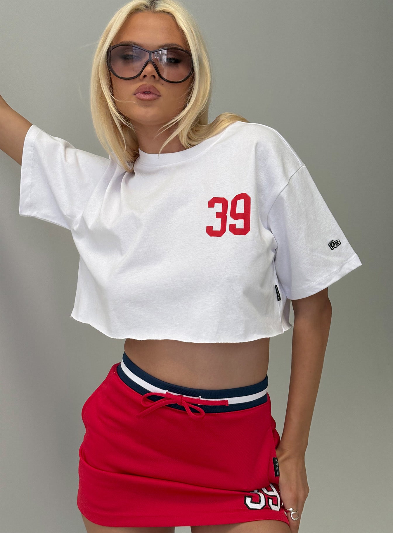 Boston University Track Top White-Vipp Girl