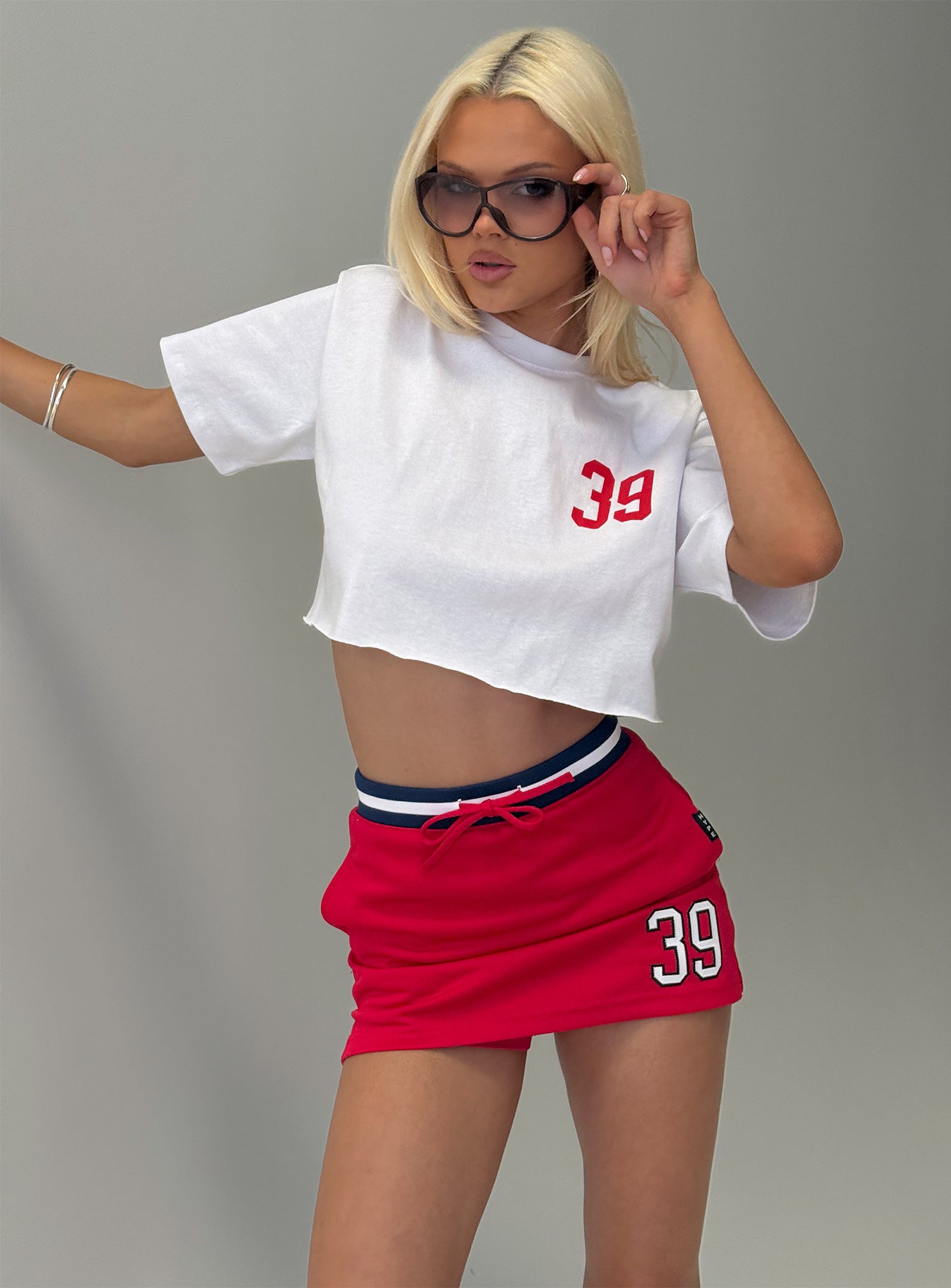 Boston University Basketball Skirt Red-Vipp Girl