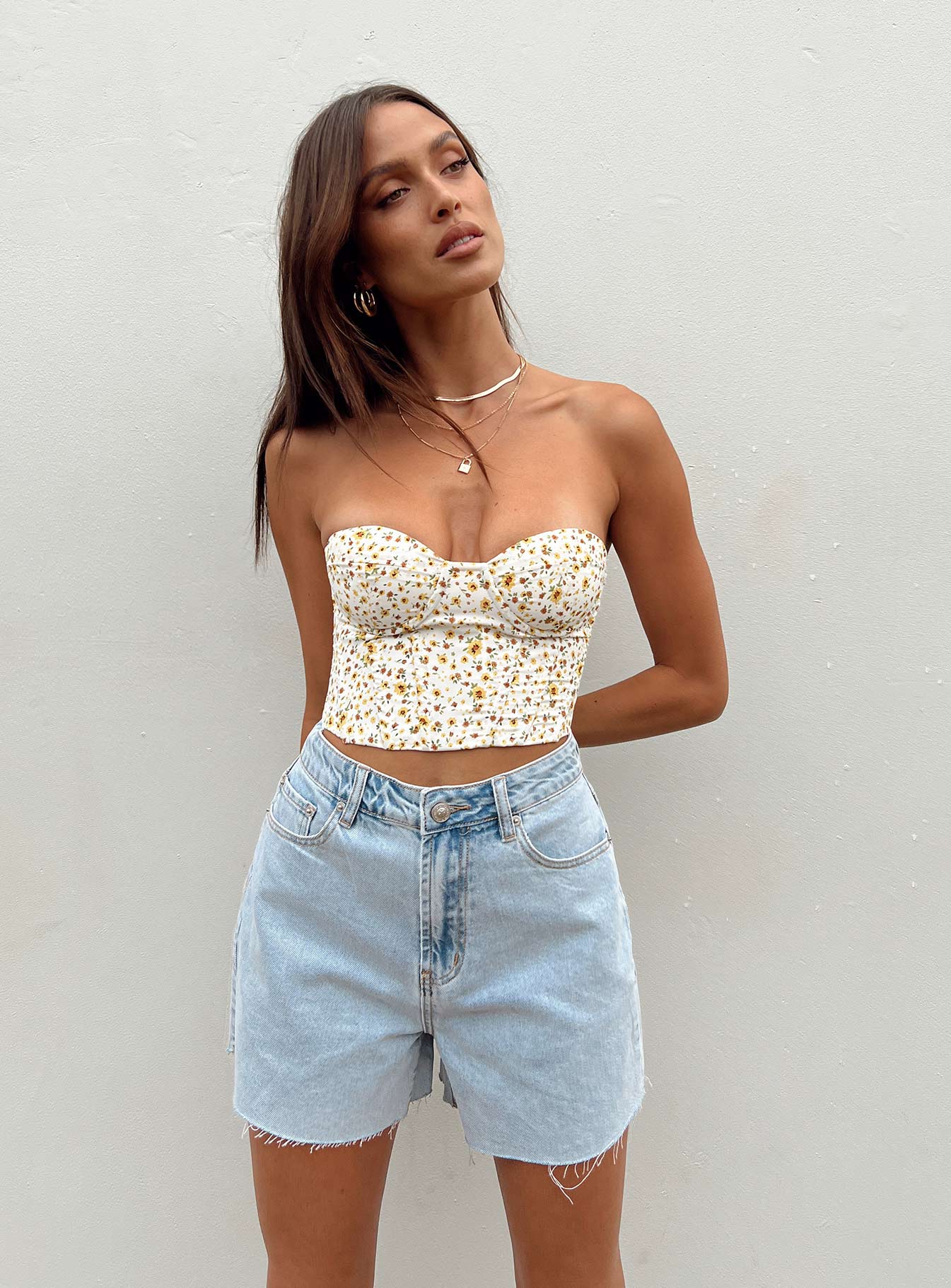 Reyes Denim Shorts Denim-Vipp Girl